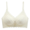 Lace Beautiful Back Underwear Women's Anti-exposure Push up comfort Breathable Strap Vest Wireless Thin Bra