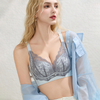 Exquisite Floral Lace Seamless Lady Underwear Soft Comfortable Breathable Sexy Padded Bras for Women
