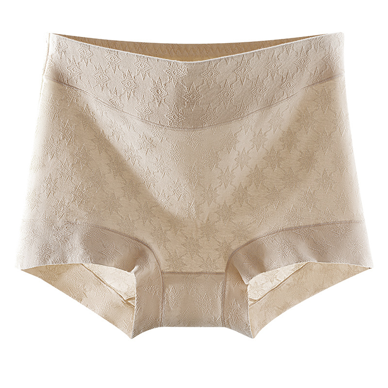 Customizable Women's Romantic Middle Waist Underwear Panties High Quality Traceless Cotton Antimicrobial Large Size