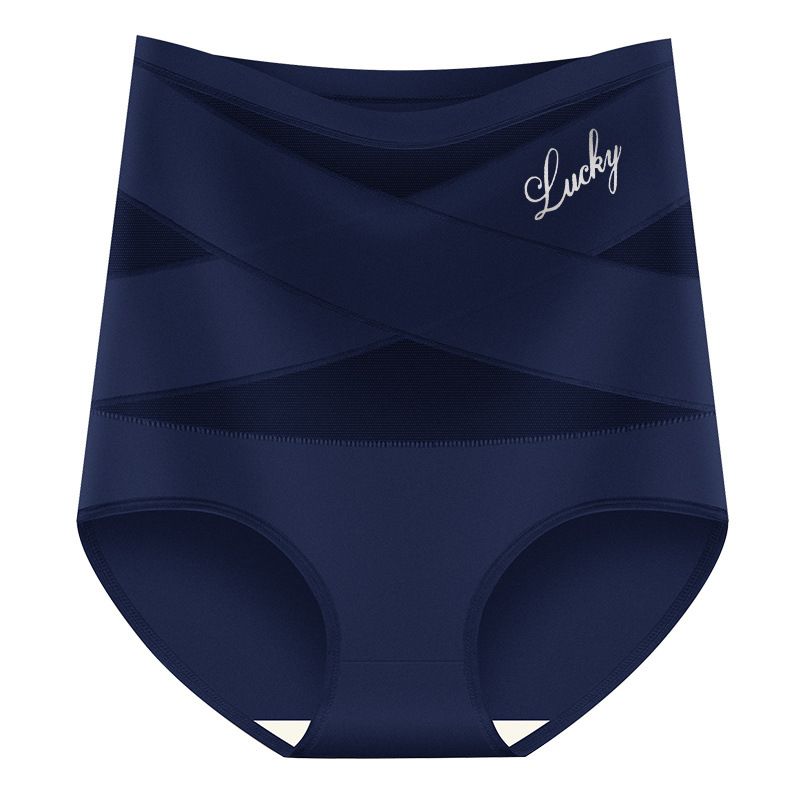 High Waist Panty Flat Belly Knickers Sexy Underwear Breathable High Waist Panties for Women