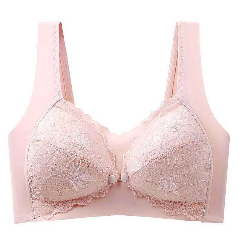  Breathable Nursing Bra for Pregnant Women Free Steel Ring Lace Decoration Embroidered Knitted Weaving No reviews yet