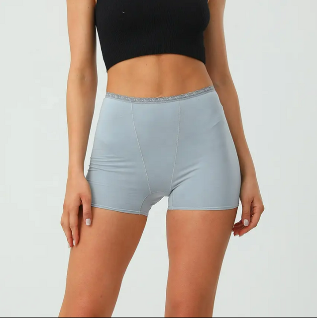 Large Size Cotton Women's Panties Boxers Safety Pants Anti-slip Leggings Underwear for Ladies
