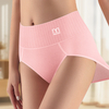  Women Cotton Underwear Panty Briefs Breathable Cotton High Leg Knickers Panties for Women