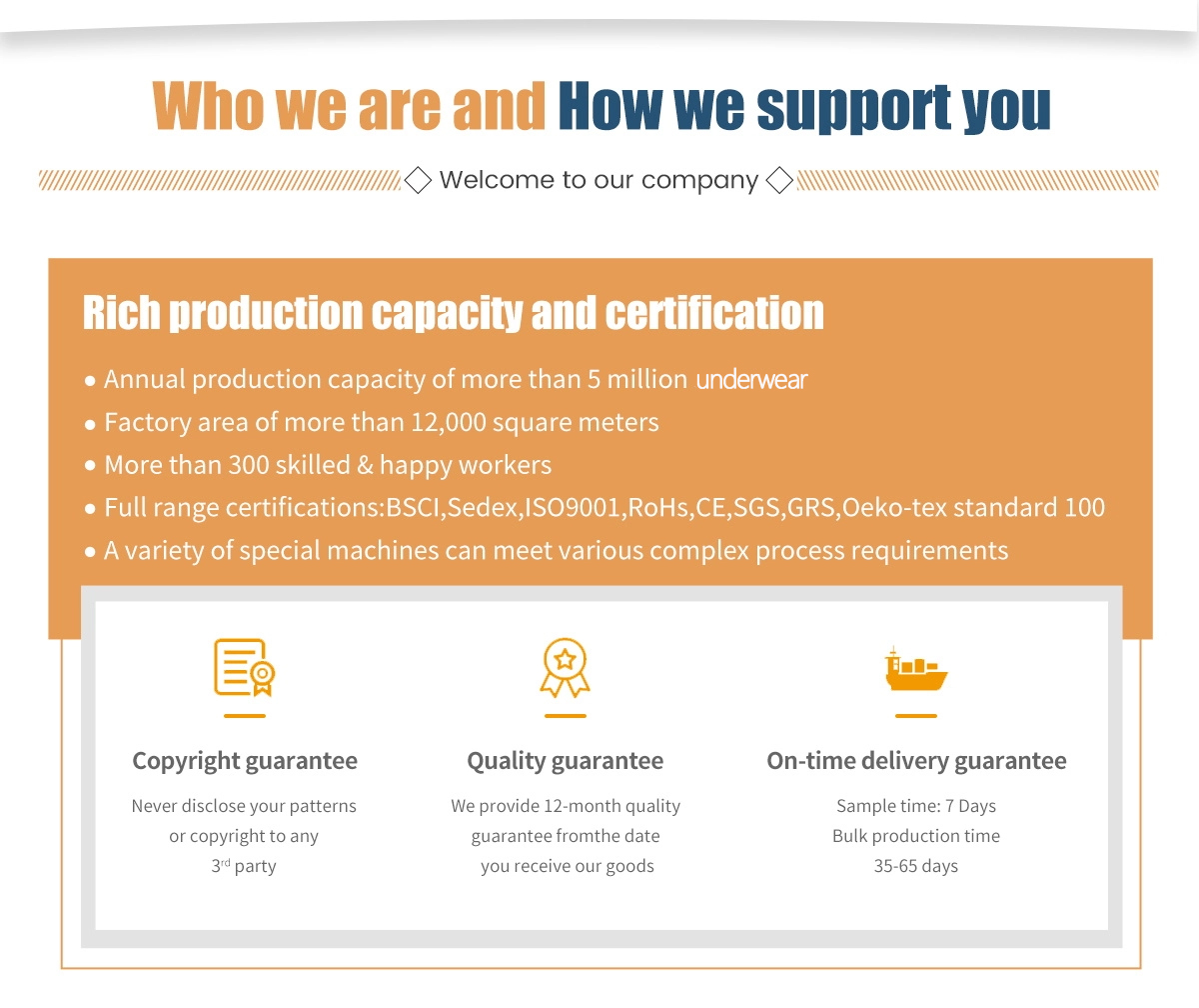 Rich production capacity and certification