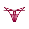 Ladies Comfortable Thongs New Design Women's Lace Letter Belt Super Sexy T-back Panties Low-rise Waist Logo