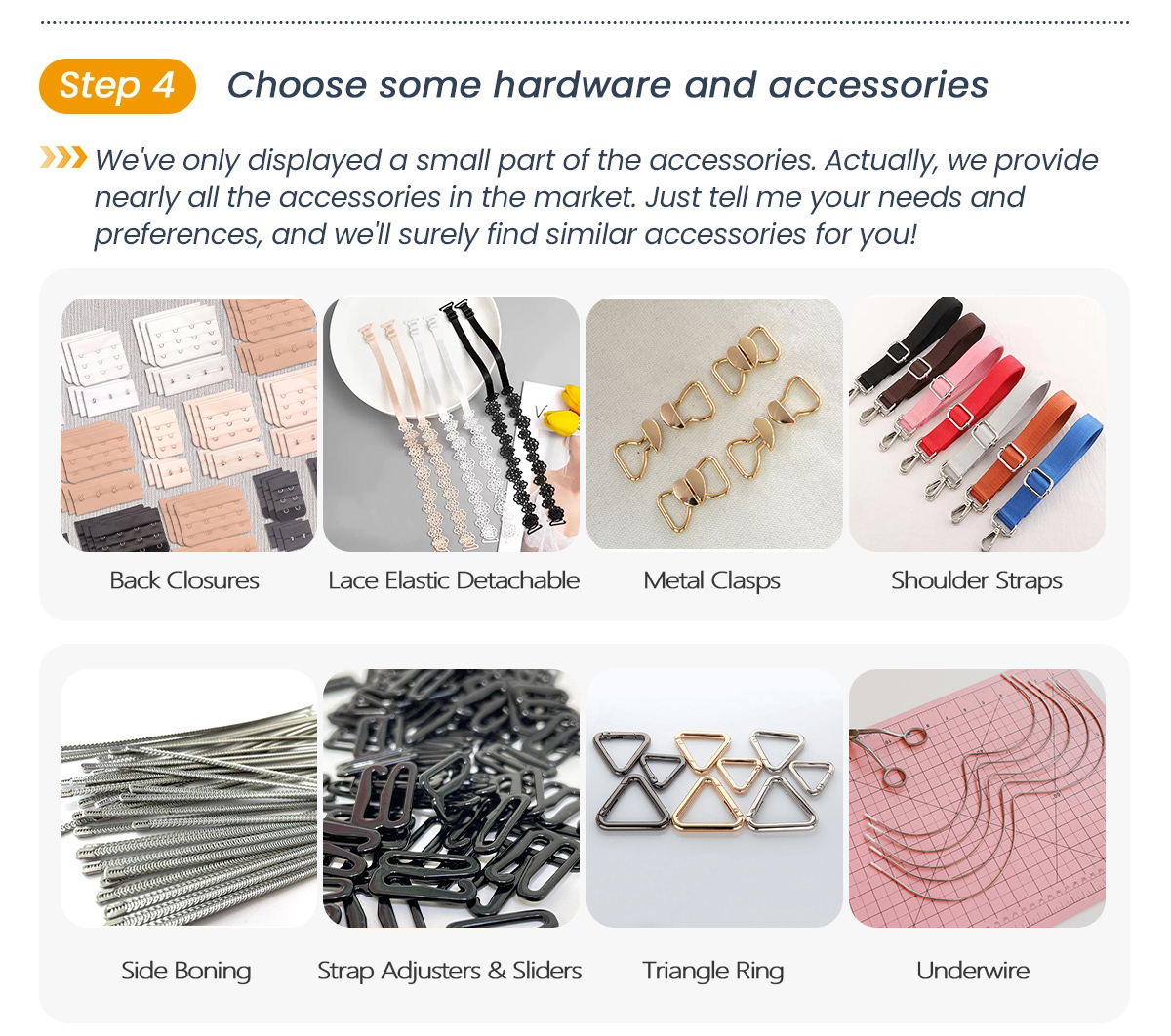 Choose some hardware and accessories