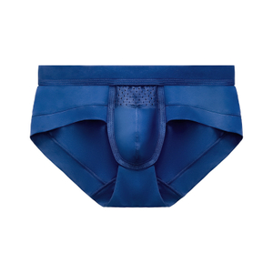 Breathable Pouch Moisture Wicking Boxer Briefs Sexy Modal Mesh Underwear Built-in with Underwear for Men