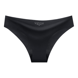 Women's Comfortable Minimalist Half-Hugging Triangle Pants U-Shaped Waistband Solid-Color Seamless G-String Everyday Low-Rise