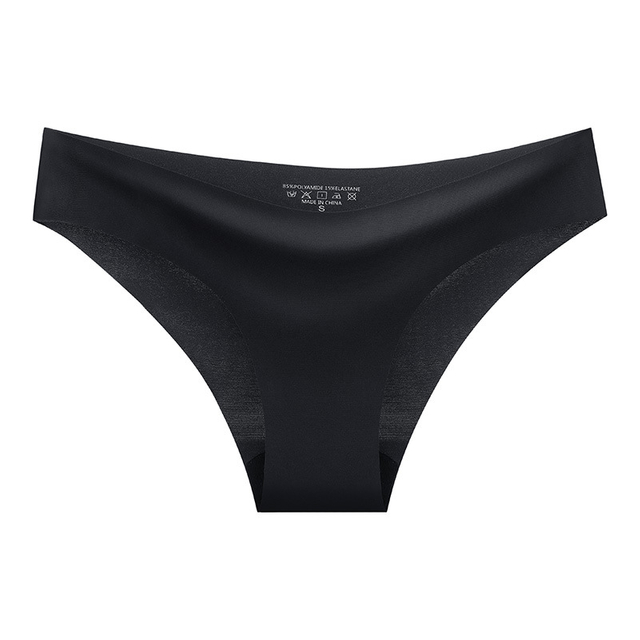 Women's Comfortable Minimalist Half-Hugging Triangle Pants U-Shaped Waistband Solid-Color Seamless G-String Everyday Low-Rise