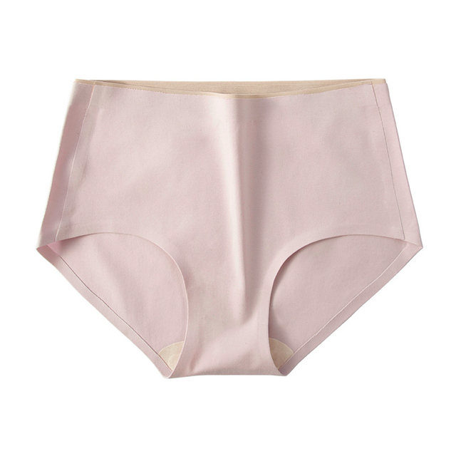 Middle Waist Cotton Ladies Panties One Piece Panties Woman Underwear Seamless Girls Briefs