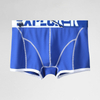 Men's Mid-Rise Boxer Shorts Stylish Logo Waist Summer Thin Comfortable Loose Fit Breathable Knitted Underwear Trendy