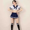 Pure Student School Girl's Uniform Japan Role Play Sexy Lingerie Cosplay Stage Costume for Women