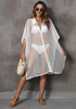 Women Sexy Summer Mesh Shirt Bikini Beach Cover Up Dress Beach Shirt