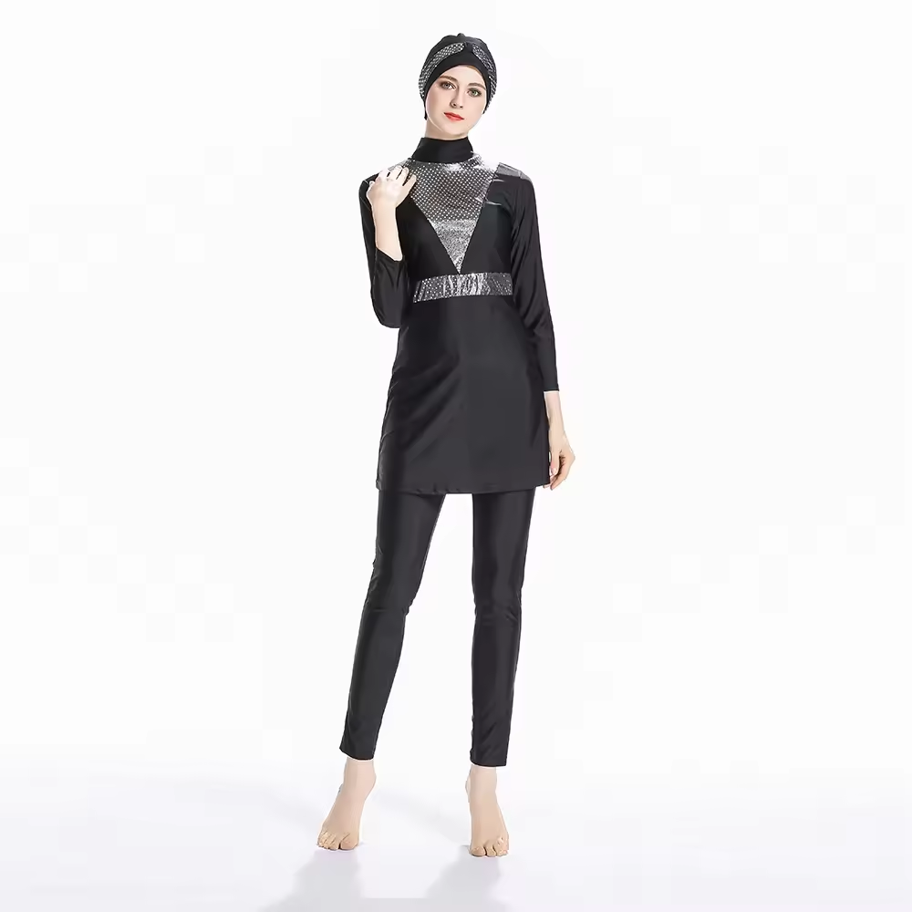 Swimming Costume Women Muslim Swimwear Conservative Swim Wear Women 3 Piece Swimsuit