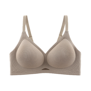 Custom Logo Hight Quality Jelly Deep V Neck Thin Push-Up One-Piece Seamless Bra