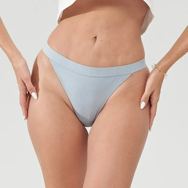 Woman's XL Brazilian Thong Bikini Solid Pattern Custom Fancy Low-Rise Underwear Wholesale Sexy Lingerie Bikini