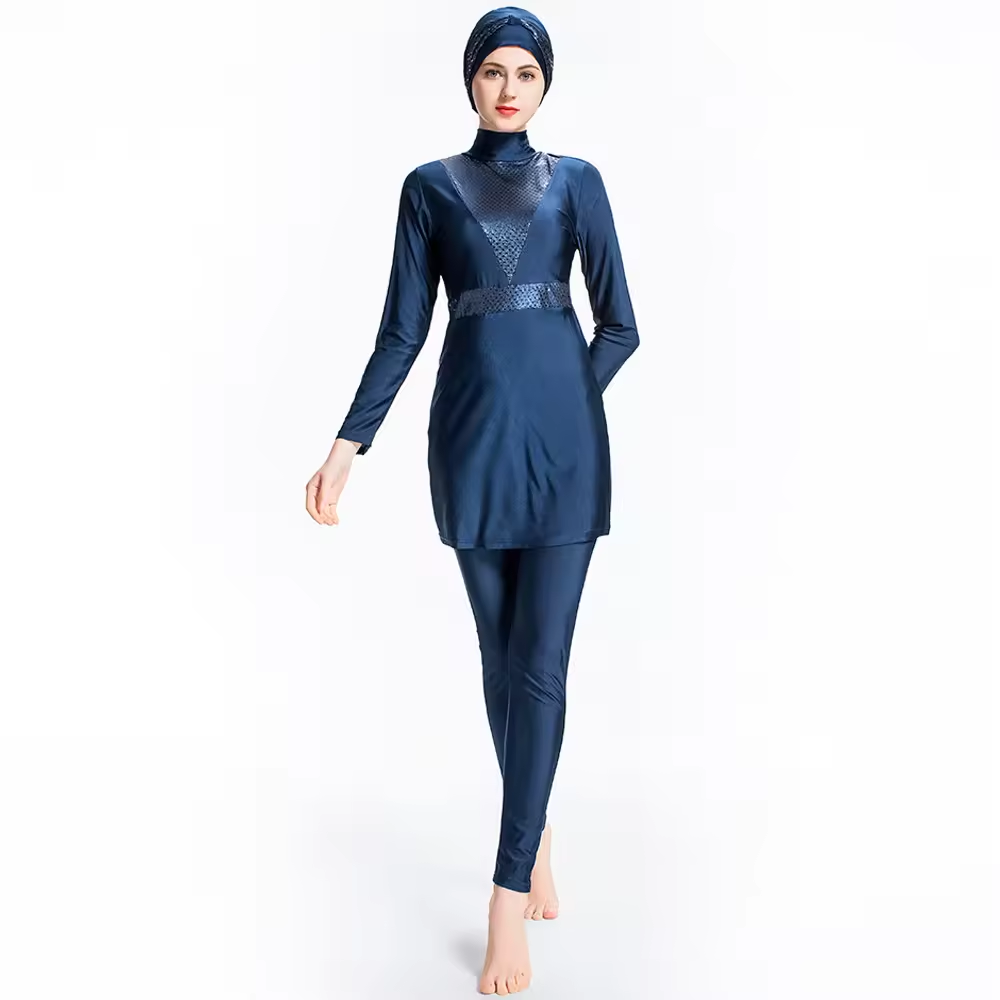 Swimming Costume Women Muslim Swimwear Conservative Swim Wear Women 3 Piece Swimsuit