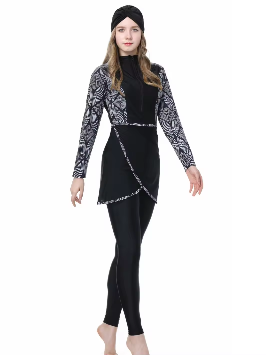  Islamic Swimsuit Women Swimwear Burkini Muslim Swimwear