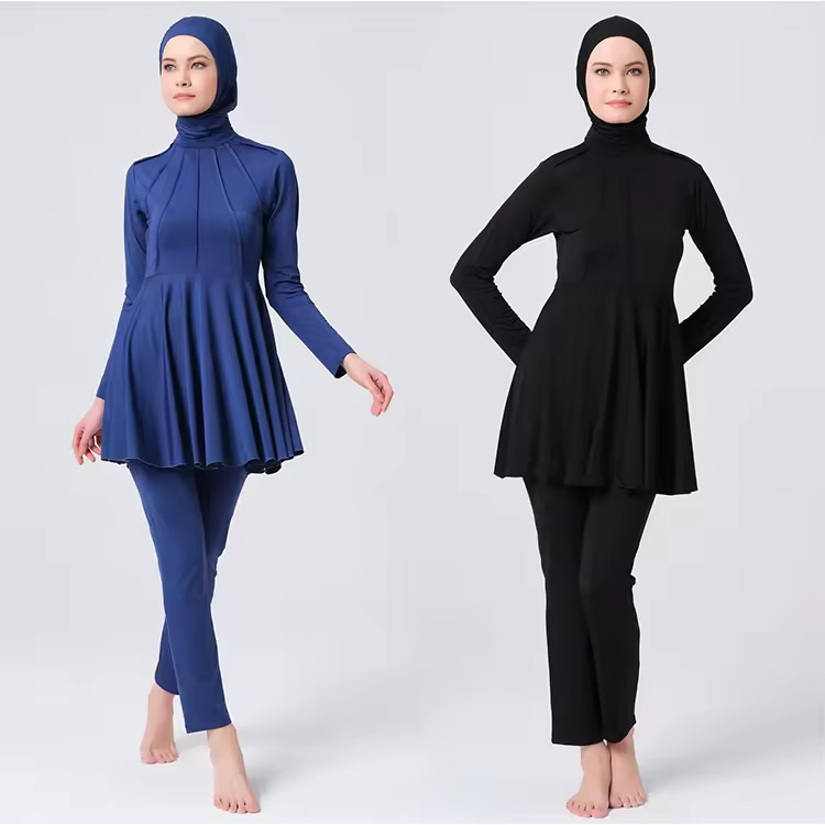 Swimwear Women Modest Swimwear Full Cover Arab Beach Wear Hijab Burkini Swimsuit Swimwear