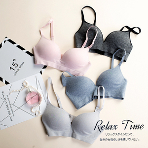 Women's Bra Without Steel Ring Adjustable Comfortable Small Chest Push-up Breathable Large Chest Thin Mold Cup Bra