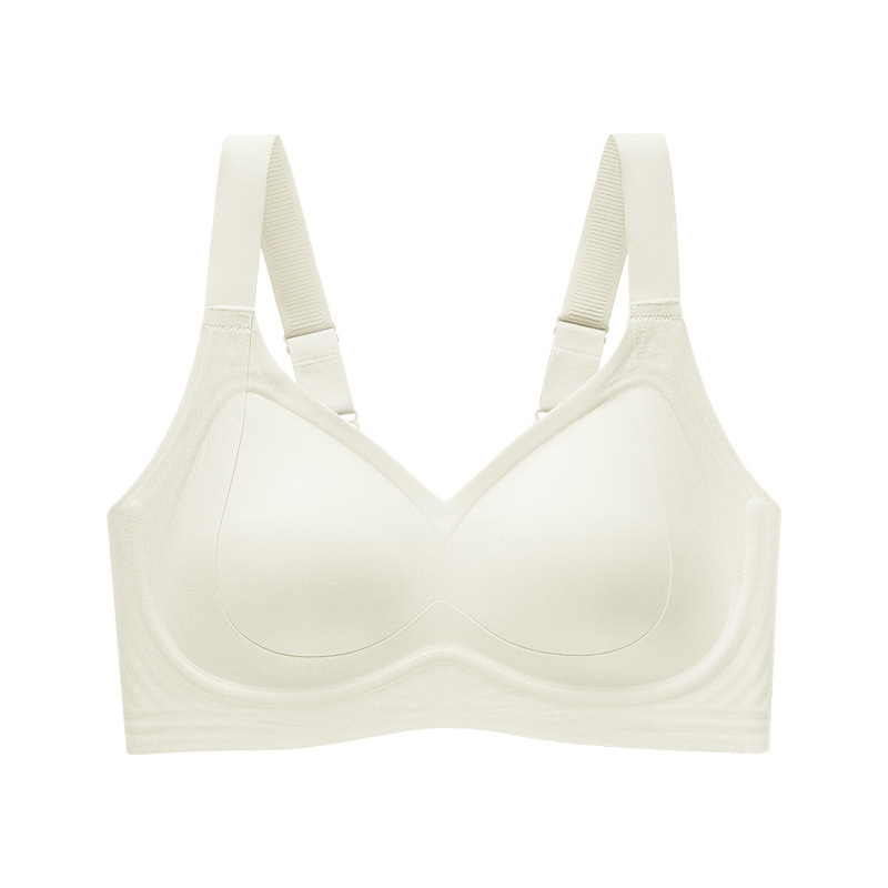 Daily Wear Full Coverage One-Piece Push up Ice Silk Adjustment Gathering Sport Ladies Underwear