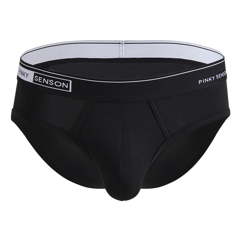 Underwear for Men Solid Mid-waist Plus Size Men's Cotton Modal Blend Trunk