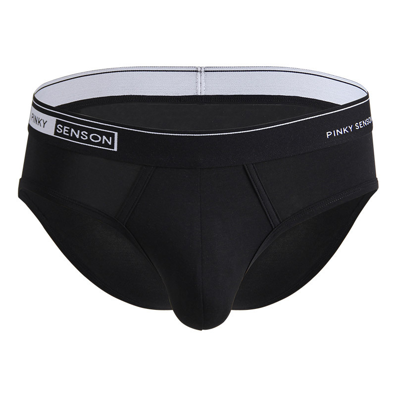 Underwear for Men Solid Mid-waist Plus Size Men's Cotton Modal Blend Trunk
