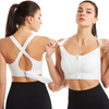 Custom Logo Fitness Yoga Bra for Running Adjustable Strap Sports Workout Top