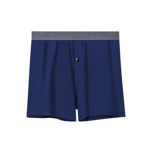 Men's Bamboo Fiber Boxer Underwear Solid Color Mid-Waist Pajama Pants Large Size Arrot Briefs