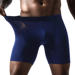 Fitness Running Breathable Modal Mid-waist Men Underwear Boxer Sehe Fashion