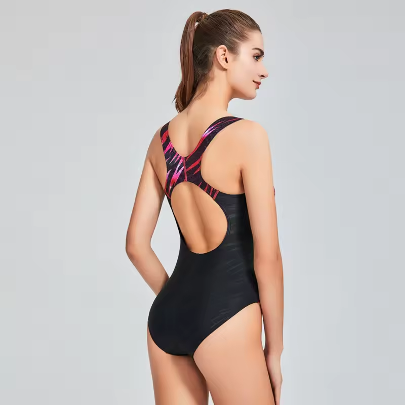 Hot Selling Sexy Triangle One Piece Sports Professional Swimsuit