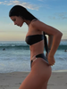 Women Summer Sexy 2 Piece Sets Beach Solid Colors Bikinis