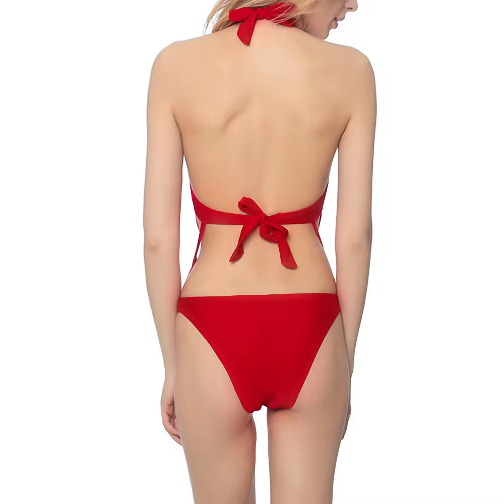 Women Underwire Swimsuit plus size tankini beach outfit One Piece Bikini Swimwear