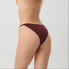 Solid Color Women's Underwear 95% Cotton Customized Sexy Bikini Fashionable Low Rise Sexy Ladies Bikini