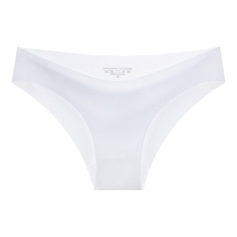 Women's Comfortable Minimalist Half-Hugging Triangle Pants U-Shaped Waistband Solid-Color Seamless G-String Everyday Low-Rise