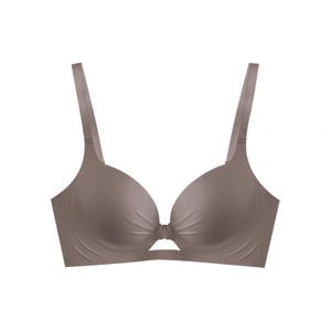 Women's Summer Stylish Seamless Everyday Knitted Bra and Panties Wire-Free Support Breathable Underwear