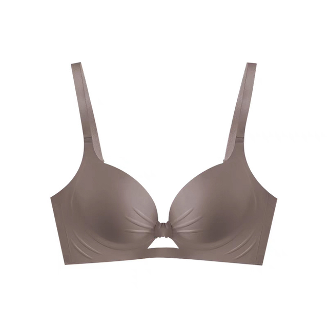 Women's Summer Stylish Seamless Everyday Knitted Bra and Panties Wire-Free Support Breathable Underwear