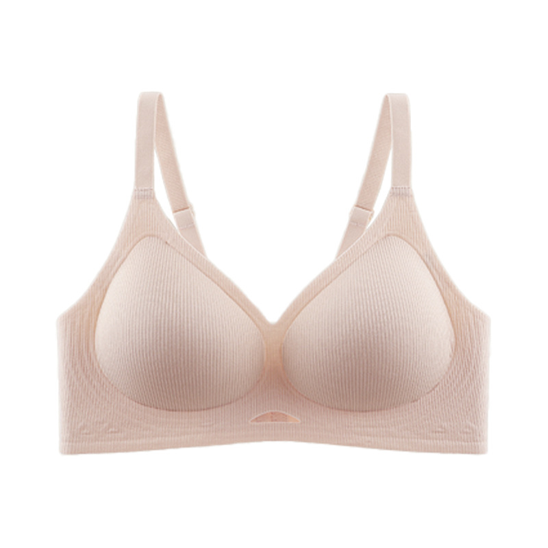 Custom Logo Hight Quality Jelly Deep V Neck Thin Push-Up One-Piece Seamless Bra