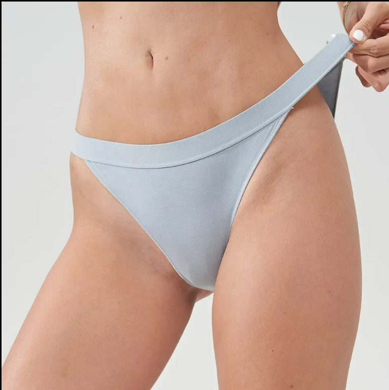 Woman's XL Brazilian Thong Bikini Solid Pattern Custom Fancy Low-Rise Underwear Wholesale Sexy Lingerie Bikini