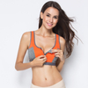 Double Inner Cup Shockproof No Rims Zipper Front Sports Bra Seamless Shockproof Running Yoga Bra Sports Bra