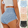 High Waisted Panty Women Tummy Control Underwear Sexy Panties Briefs Breathable Women's Lace Panties