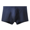 Men's Cotton Mid-Rise XL Boxer Briefs Shorts Loose Arrow Woven Plaid Stripe Underwear Breathable Plaid Stripe Pant