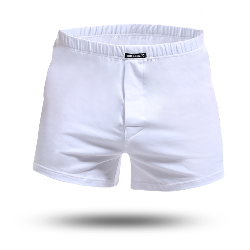Mens Boxer Shorts Soft Knit Comfortable Breathable Cotton Boys Men Underwear Boxers 