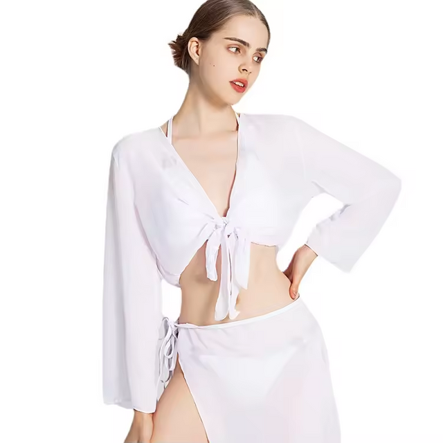 Swimsuits for Women with Cover Up Sexy Halter Bikini Sets Three Piece Bathing Suits