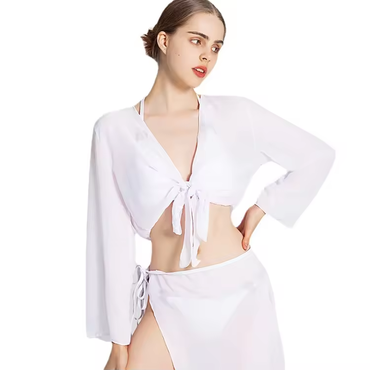 Swimsuits for Women with Cover Up Sexy Halter Bikini Sets Three Piece Bathing Suits