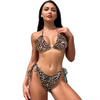 Customizable Pattern Sexy Backless Strap Bikini Beach Swimwear for Women