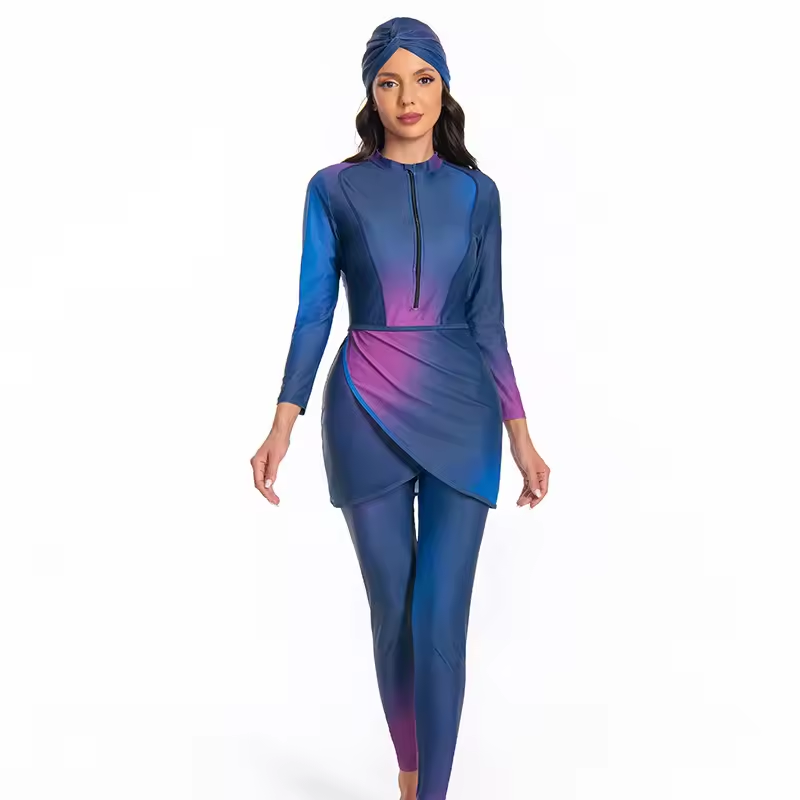 Modest Muslim Women Full Cover Islamic Swimsuit Swimwear Bathing Suits