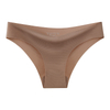 Women's Comfortable Minimalist Half-Hugging Triangle Pants U-Shaped Waistband Solid-Color Seamless G-String Everyday Low-Rise