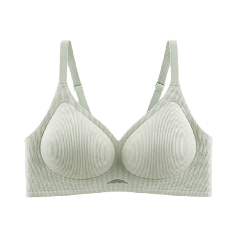Custom Logo Hight Quality Jelly Deep V Neck Thin Push-Up One-Piece Seamless Bra