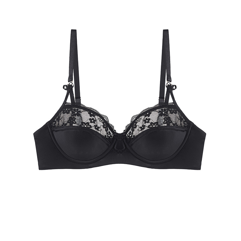 Smooth Lace Edge Hot Item for Big Chest Show Soft Steel Rim Bra Bikini New Collection